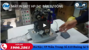 Video: Máy in date HP-241 bán tự động