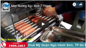 Video: Máy nướng xúc xích 7 thanh