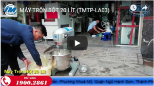 Video: Máy trộn bột 20 lít (TMTP-LA03)