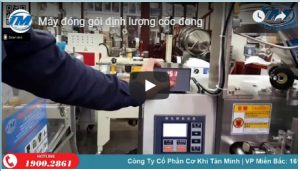 Video: Máy đóng gói định lượng cốc đong